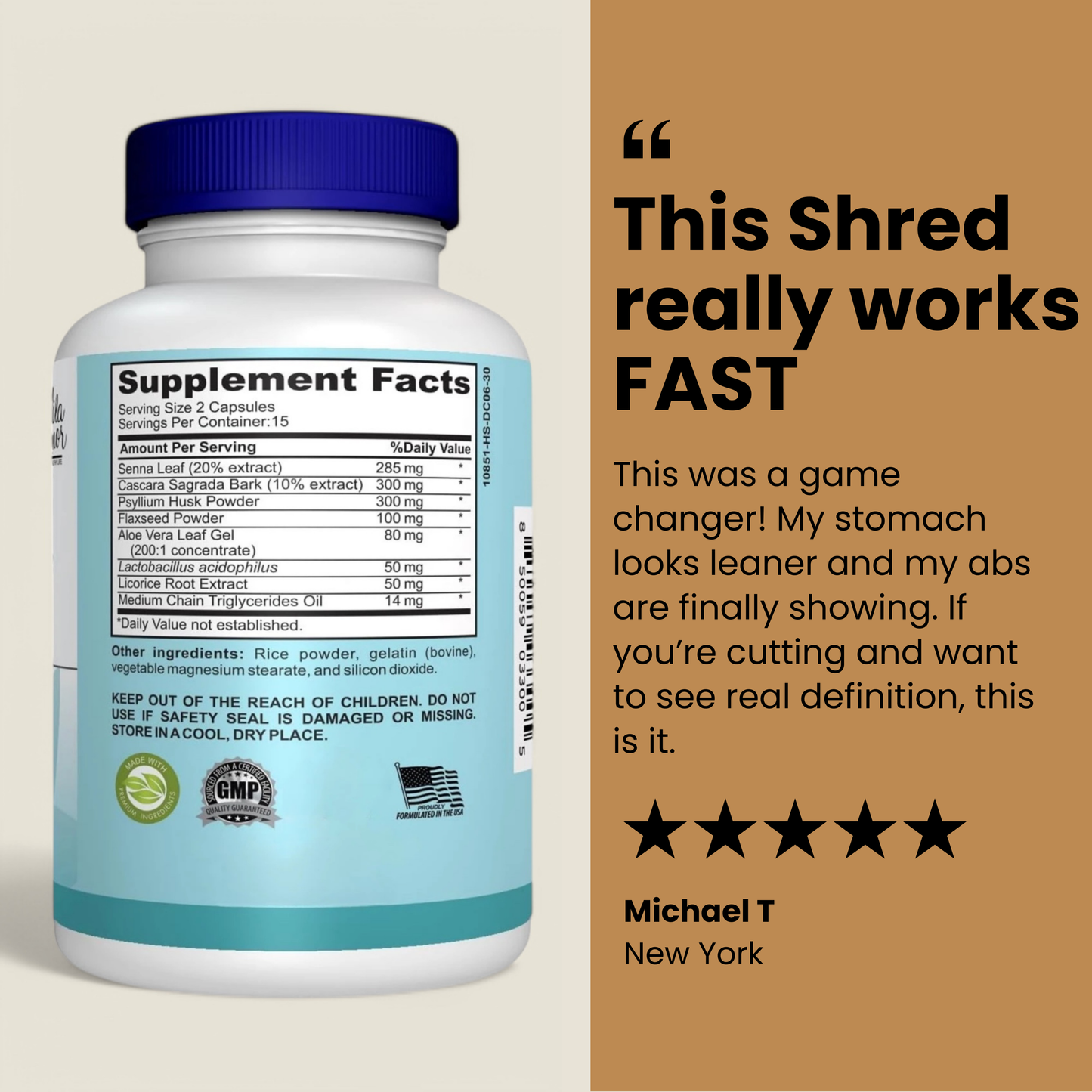 15 Day Shred - Natural Gut Cleanse