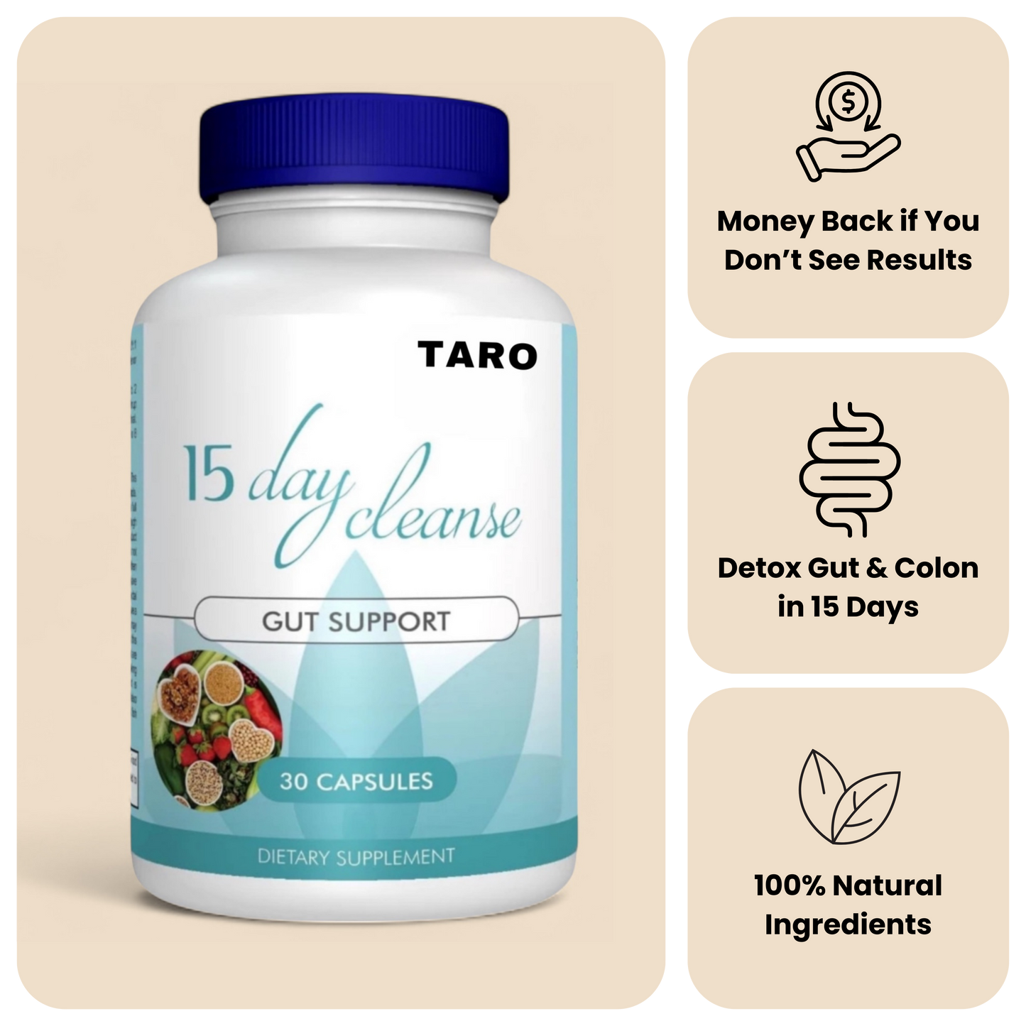 15 Day Cleanse: Gut & Colon Detox